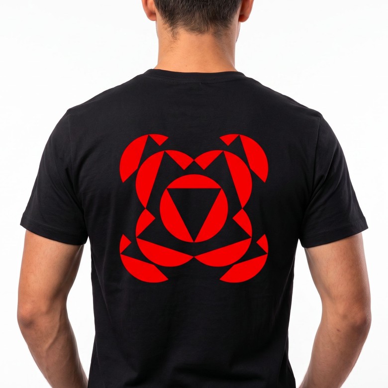 T-SHIRT UOMO RTL 102.5 MANICA CORTA E GRAFICA OPTICAL