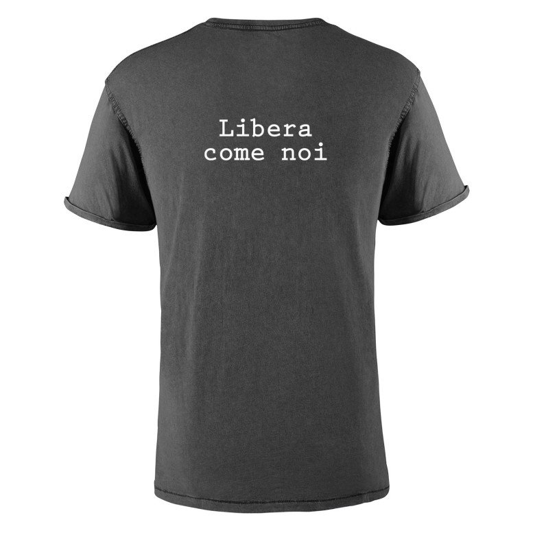 T-SHIRT UNISEX NERO VINTAGE RADIOFRECCIA