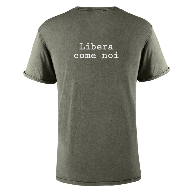 T-SHIRT UNISEX VERDE VINTAGE RADIOFRECCIA