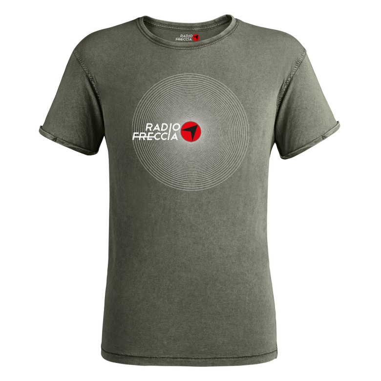 T-SHIRT UNISEX VERDE VINTAGE RADIOFRECCIA