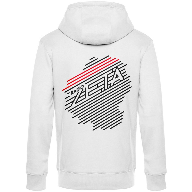 FELPA UOMO RADIO ZETA CON CAPPUCCIO E ZIP