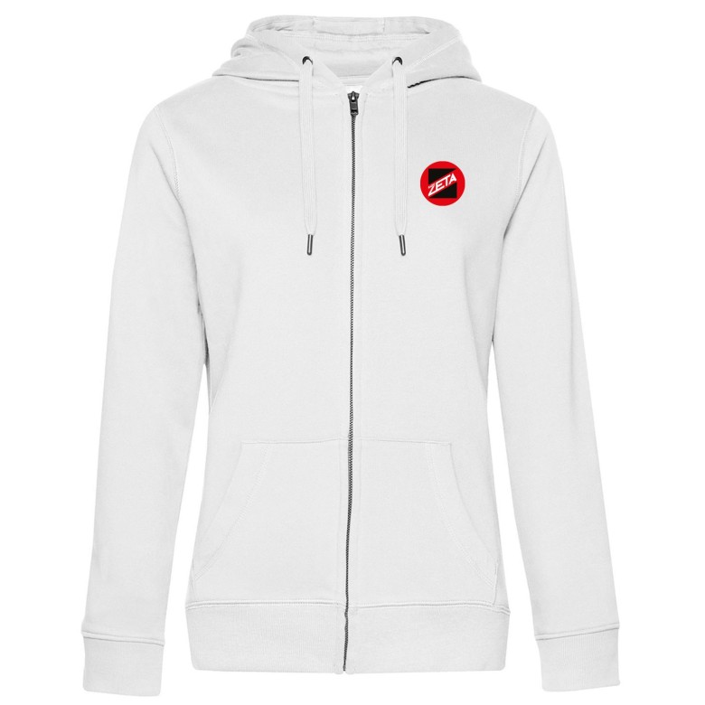 FELPA DONNA RADIO ZETA CON CAPPUCCIO E ZIP