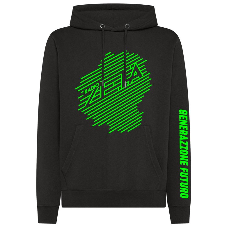 FELPA UNISEX FLUO  RADIO ZETA
