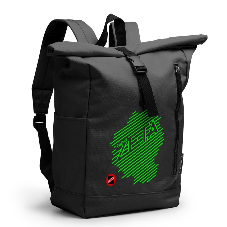 ZAINO TEMPO LIBERO NERO RADIO ZETA