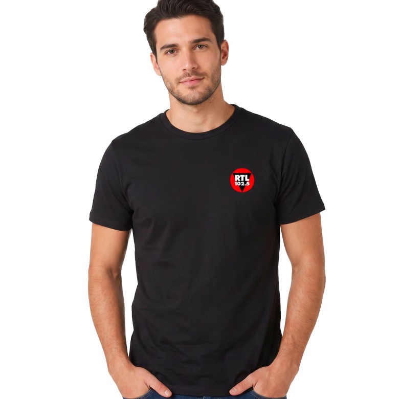 T-SHIRT UOMO RTL 102.5 MANICA CORTA E SIMBOLO