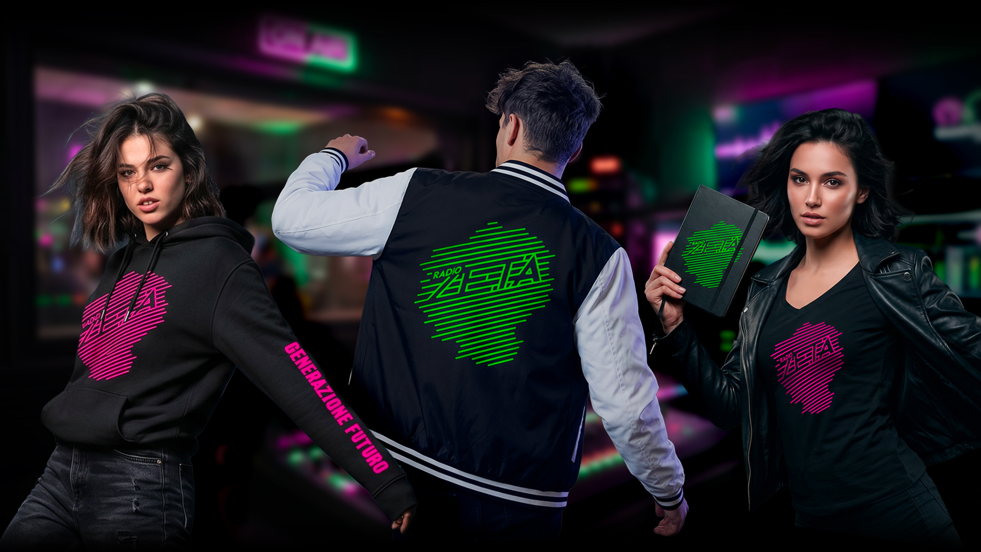  SCOPRI LA  COLLEZIONE FLUO   DI RADIO ZETA 